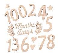 ULDIGI Letrero De Madera Para Registrar De Bebé Accesorios De Foto Mes De Nacimiento Decoración Flexible