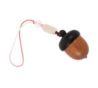ULDIGI Llavero de Madera Forma de Bellota, Colgante para Bolso y Decoración Navideña, Diseño Natural y Elaborado a Mano Adecuado para Adornar Mochilas y Regalos