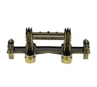 ULDIGI Maqueta Metálica del Puente Torre de Londres Decoración Europea de Aleación Modelo de Escritorio Vintage para Hogar Oficina y Fotografía Escultura Artística Británica de 23 CM