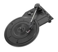 ULDIGI Mecanismo de Tocadiscos Vinilo Retro con Aguja y Altavoces de Fonógrafo Incorporados, Plato Giratorio de 200 Mm para Reemplazo, Sonido Claro y Diseño Vintage para Uso en Equipos