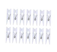 ULDIGI Mini Clips de Madera para Fotos y Papel 2,5 Cm, Clavijas de Mensaje en Color, 100 Unidades, Multifunción para Manualidades y Decoración del Hogar