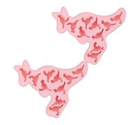 ULDIGI Moldes de Silicona para Hornear 2 Piezas 10 Cavidades en Forma de Pequeño Marsupial, Antiadherentes, Aptos para Chocolates, Fondant y Cubitos de Hielo, Ideales Color Aleatorio