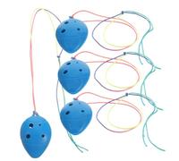 ULDIGI Ocarina Mini de 6 Agujeros para Principiantes, Instrumento Tradicional de Abs, Ligero Cuerda, Adecuado para Niños y Aprendizaje Musical Color Aleatorio