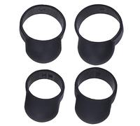 ULDIGI Para De Tambor De De Silicona Etéreos, Tamaño Ajustable, Color Negro, Juego De 4 Unidades Estuche, Accesorios Para Instrumentos De Percusión y Handpan