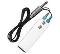 ULDIGI Pedal de acero inoxidable y silicona flexible para máquina de tatuar, cable de 1,4 m, accesorio profesional para artistas de tatuajes en estudio