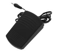ULDIGI Pedal de máquina de coser Pedal de repuesto para coser para sewing machine doméstica negro PVC hierro tamaño mini 3.38 x 2.20 x 0.98 in para detailed sewing tasks