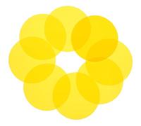 ULDIGI Película de Tinte Amarillo de Láminas Pet para de Ambiente y 10 Unidades Buen Paso de Luz y para Lámparas Spot