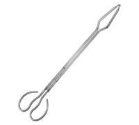 ULDIGI Pinzas para Leña de Acero Inoxidable Tenazas Resistentes para Chimenea y Fogatas Herramienta Segura para Manipular Troncos Estufas y Fogones Interiores y Exteriores