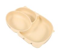 ULDIGI Plato Infantil De Silicona Antideslizante Ventosa Bowl Dividido Para Bebés Para Comidas Variadas y Autoalimentación