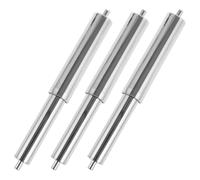 ULDIGI Portarrollos de Papel Higiénico 3 Piezas, Varilla con Resorte Ajustable, Acero con Recubrimiento Cromado, Repuesto para Soporte Pequeño, Accesorio Práctico para Baño