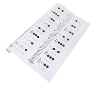 ULDIGI Póster Con Gráfico De Acordes Y Tabla De Dedos Para Principiantes Con Impresión Brillante Para Una Rápida