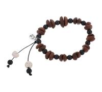 ULDIGI Pulsera Elástica Natural de Granos de Café Marrón Hecha a Mano Aroma Intenso para Apasionados del Café como Accesorio Cómodo y Versátil