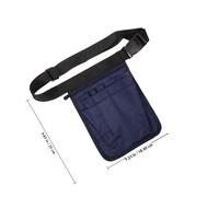 ULDIGI Riñonera para Enfermeras Portátil Azul 25X18 CM Bolso Multiusos Múltiples Bolsillos Organizador de Cinturón Resistente para Uso Médico y Trabajo Sanitario