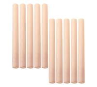 ULDIGI Rodillos de Madera para Amasar 10 Piezas, Herramienta para Hornear y Pastelería, Palo Rodante Liso y Resistente, Adecuado para Pasta, Galletas y Pizza, Utensilios de Cocina