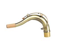 ULDIGI Saxofón Curvado De Repuesto Latón Para Sax Mástil Fuerte y Duradero Accesorio Para Instrumentos Musicales Fácil De Instalar y Compatible Saxofones De Notas