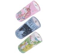 ULDIGI Servilletas Prácticas para Coche 3 Cilindros de 50 Hojas Cada Uno, Pañuelos Faciales Portátiles y Compactos, Diseño Adorable para Uso Diario y Viajes en Automóvil Varios estilos