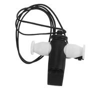 ULDIGI Silbato De Samba Abs Resistente Con Sonido Para Método Orff Uso Educativo Para Niño Niña y Adultos Negro