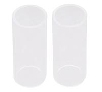 ULDIGI Slide de Guitarra de Cristal 5,1 Cm, Cuello de Botella de Vidrio Estándar, 2 Piezas, Accesorio para Guitarra Acústica y Eléctrica, Diapositiva Superficie Suave para Sonido