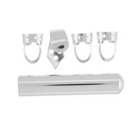 ULDIGI Slides Para Guitarra Eléctrica Diseño Ergonómico Metal Robusto Púas Incluidas Barra Plateada