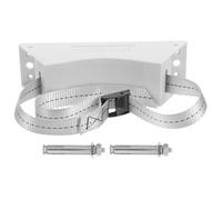 ULDIGI Soporte de Pared para Tanque de Gas Cilíndrico de 40 Litros Correa Ajustable Soporte Plástico Gris para Bombonas de Propano y Oxígeno Accesorio Seguro para Uso en Laboratorio y