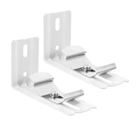 ULDIGI Soporte en L para Persianas Verticales Metálicas, Clips de Montaje de 3 Pulgadas, Accesorios de Fijación para Estores, Soporte Resistente para Instalación en Pared, Pack de 2