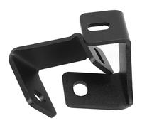 ULDIGI Soporte para Luz de Coche de Ferro Manganeso Negro Diseño Versátil y Ángulo Ajustable para Instalación en Capó, Paquete de 1 Par