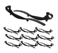 ULDIGI Sujetadores para protectores de canalones en ABS negro, 20 clips para filtros de bajantes, diseñados para profesionales y homeowners en gutter guard installation