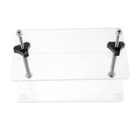 ULDIGI Tabla de Prensado de Queso y Tofu Casera de Acrílico Transparente Tornillo Metálico de Grado Alimenticio Herramienta Práctica para Hacer Queso y Molde de Prensado para Cocina