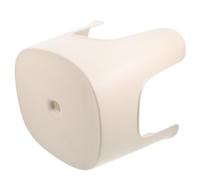 ULDIGI Taburete Doméstico Grande de Plástico PVC Base Antideslizante, Reposapiés para Inodoro y Baño, Banco Escalonado Compacto para Entrenamiento y Uso Infantil