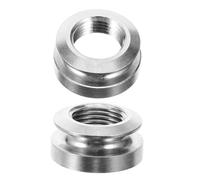 ULDIGI Tapones para Clavijas de Guitarra Acústica M9, 2 Piezas, Tapa del Botón del Pasador Final de Metal Plateado para Correa, Accesorios Compatibles Jack 6,35 Mm, Complementos Guitarra