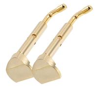 ULDIGI Tornillo de Barbilla para Violín de Latón Pulido Resistente Corrosión, Compatible Violines 3/4 y 4/4, Accesorios de Bricolaje para Violín, Tornillos Mentonera para Reparación