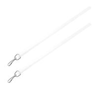 ULDIGI Varillas para Cortinas de Acrílico 2 Piezas 30 CM Barra de Tracción Manual para Persianas y Accesorios de Ventanas