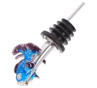 ULDIGI Vertedor de Vino con Forma de Pez Mini Escanciador Hermético para Botellas Accesorio Práctico para Bar y Regalo Día Padre