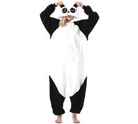 ULEEMARK Mujer Hombre Pijama Animal Entero Unisex para Adultos con Capucha Cosplay Pyjamas Ropa de Dormir Traje de Disfraz para Festival de Carnaval Halloween Navidad XL