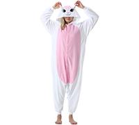ULEEMARK Mujer Hombre Pijama Animal Entero Unisex para Adultos con Capucha Cosplay Pyjamas Ropa de Dormir Traje de Disfraz para Festival de Carnaval Halloween Navidad XL