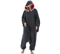 ULEEMARK Mujer Hombre Pijama Animal Entero Unisex para Adultos con Capucha Cosplay Pyjamas Ropa de Dormir Traje de Disfraz para Festival de Carnaval Halloween Navidad XL