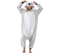 ULEEMARK Mujer Hombre Pijama Animal Entero Unisex para Adultos con Capucha Cosplay Pyjamas Ropa de Dormir Traje de Disfraz para Festival de Carnaval Halloween Navidad XL