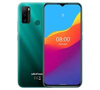 Ulefone Android 11 Moviles Libres Note 10 Teléfono, Dual SIM+SD Dedicada, Carga Inversa OTG, Octa-Core 32GB, 6.52' Pantalla Waterdrop, Huella Digital + Identificación Facial Verde