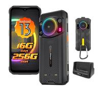 ULEFONE SMARTPHONE ARMOR 21 BLACK 4G/ 6.58" HD/ HELIO G99/256GB ROM/8GB RAM/16MP/9600MAH/IP68