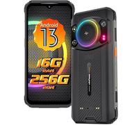 ULEFONE SMARTPHONE ARMOR 21 BLACK 4G/ 6.58" HD/ HELIO G99/256GB ROM/8GB RAM/16MP/9600MAH/IP68