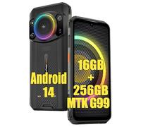 Ulefone Armor 21 Telefono Móvil Resistente Android 15, MTK G99 16GB+256GB, 64MP+24MP Cámara de visión Nocturna, 6.58" FHD+, 9600mAh Batería Telefono Movil Antigolpes IP68, Dual SIM/GPS/NFC/OTG