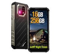 Ulefone Armor 22(256GB) Smartphone Resistente, Móvil Irrompible 16+256GB Android 13, 6.58" FHD+ 120Hz 64MP Dual Cámara, 6600mAh/33W, 4G Dual SIM 5G WIFI/NFC/IP69K Movil Resistente Agua y Golpes-Negro