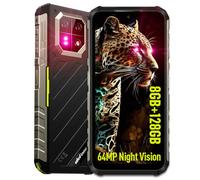 Ulefone Armor 22 Movil Resistente Android 15 Movil Irrompible 16GB+128GB,64 MP Cámara +64 MP Visión Nocturna Móvil 6.58" FHD+ 120 Hz Movil Indestructible 6600mAh 33W Dual SIM/WiFi/NFC/IP69K(Verde)