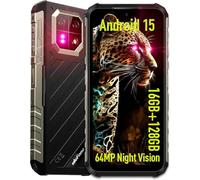 Ulefone Armor 22 Movil Resistente Android 15 Movil Irrompible 16GB+128GB,64 MP Cámara +64 MP Visión Nocturna Móvil 6.58" FHD+ 120 Hz Movil Indestructible 6600mAh 33W Dual SIM/WiFi/NFC/IP69K(Nergo)