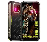 Ulefone Armor 22 Movil Resistente Movil Irrompible 16GB+128GB,64 MP Cámara +64 MP Visión Nocturna Móvil 6.58" FHD+ 120 Hz Movil Indestructible 6600mAh 33W 4G Dual SIM/5G WiFi/NFC/GPS/IP69K(Verde)