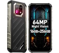 Ulefone Armor 22 Rugged Smartphone Android 13, 16GB+256GB+512GB Teléfono Indestructible, 64MP Visión Nocturna 6600mAh Batería, 6.58Pulgadas HD+ Celular, IP69K/Huella