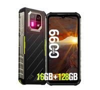 Ulefone Armor 22 Smartphone Resistente 2024, Móvil Irrompible 16GB+128GB Android 13, 6.58" FHD+ 120Hz 64MP Dual Cámara, 6600mAh/33W, 4G Dual SIM 5G WIFI/NFC/IP69K Movil Resistente Agua y Golpes-Verde