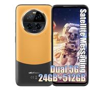 Ulefone Armor 23 Ultra 5G Móvil Resistente 2024, Dimensity 8020 24GB+512GB, 64MP Visión Nocturna IR, 6.78"FHD+, 5280mAh 120W, Android 13 Telefono Movil Antigolpes IP68, Dual 4G LTE Satellitare GPS SMS