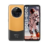 Ulefone Armor 23 Ultra Móvil Resistente, 5G Smartphone 24GB + 512GB/SD-2TB, 5280mAh/120W ip68 Móvil Irrompible, Android 13, Cámara 50MP+64MP Visión Nocturna 6,78 FHD+ 120 Hz, Dual SIM Movil NFC/OTG