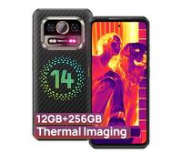 Ulefone Armor 25T Movil Resistente Android 14, Movil Todoterreno con Cámara Térmica, 12GB+256GB/TF-2TB Móvil Irrompible, 64MP Visión Nocturna+50MP+32MP, 6.78" FHD+ 120Hz 6500mAh, 4G Dual SIM/NFC/GPS